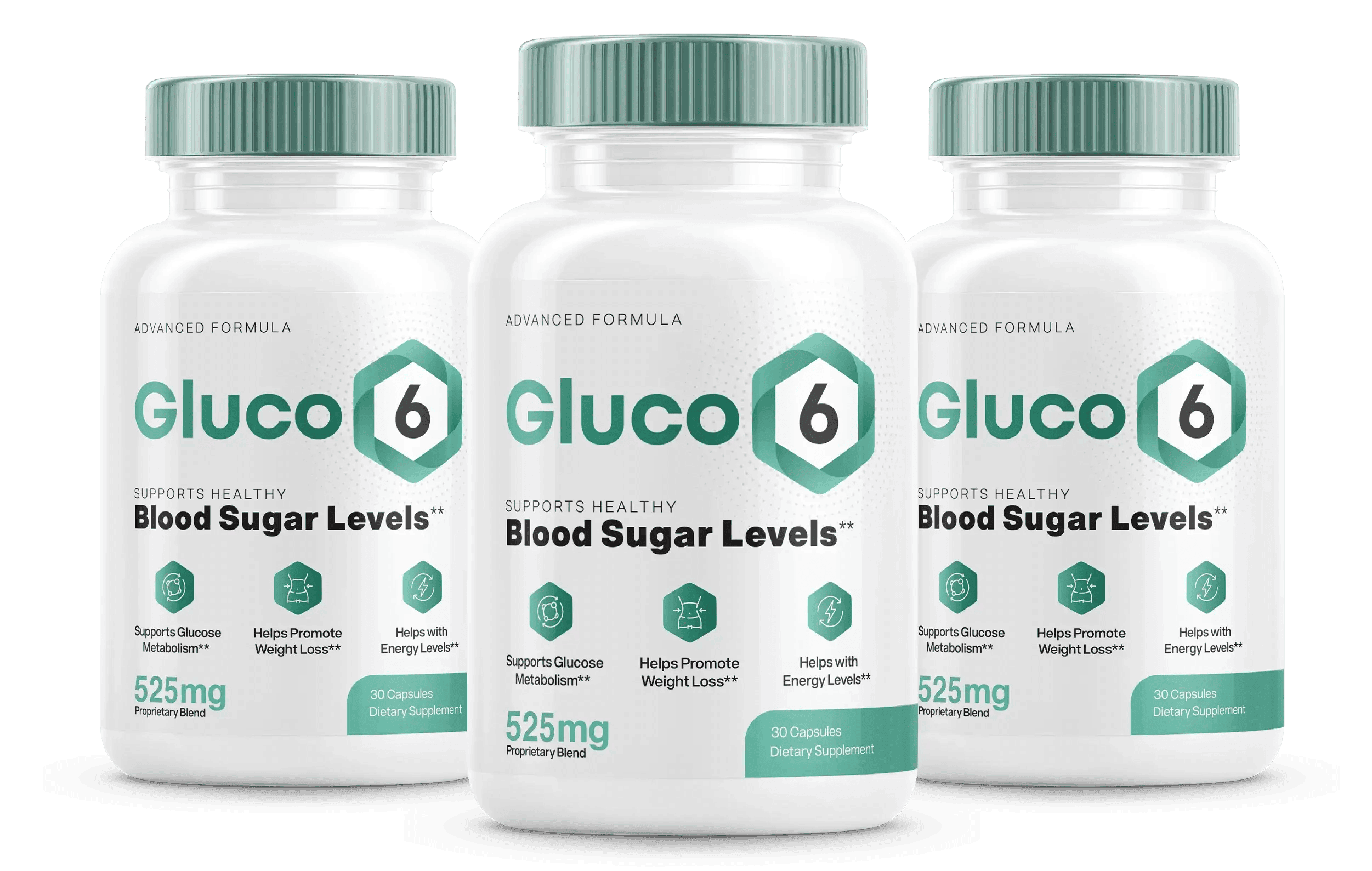 gluco6 3 bottle